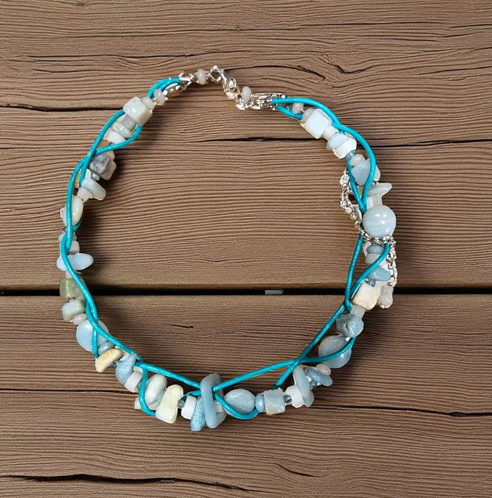 Rasmussen Necklace Amazonite Mixed Shapes