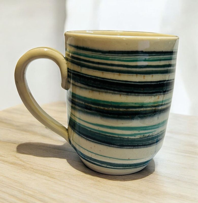 BMF Mug Green Multi Straight Side
