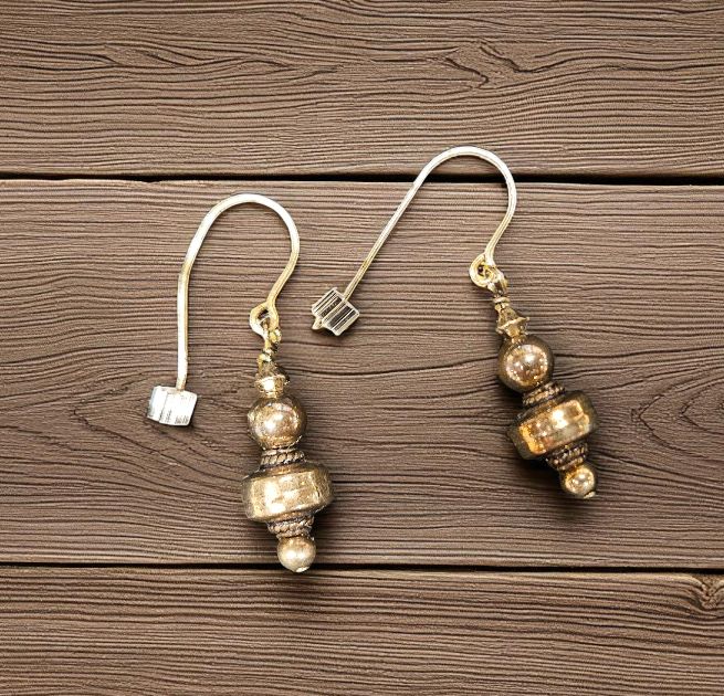 Rasmussen Earrings SS Mixed Shape Beads