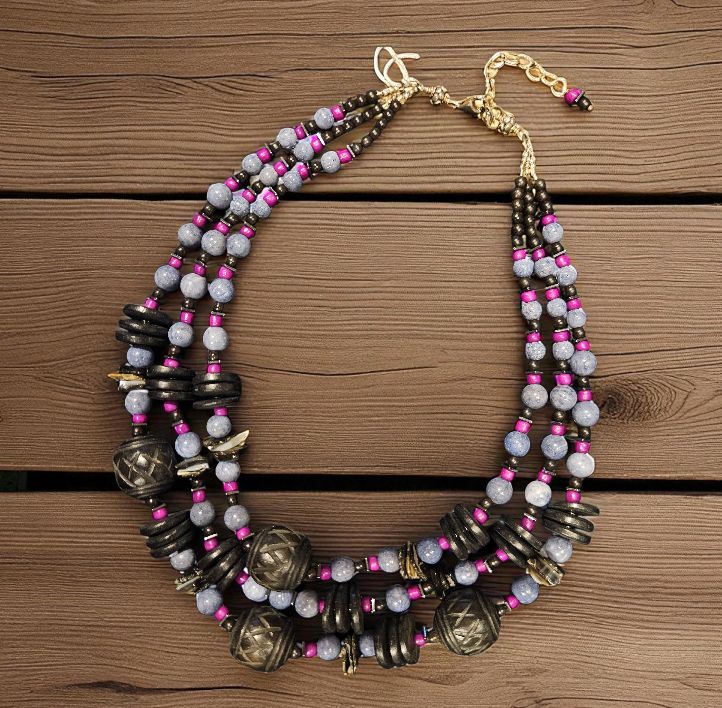 Rasmussen Necklace Blue Sponge Coral