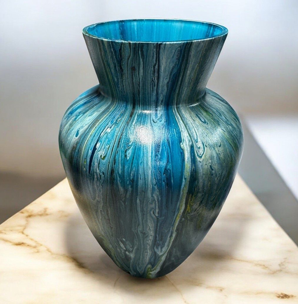 Stevenson Vase 7 inch Blue Earthy