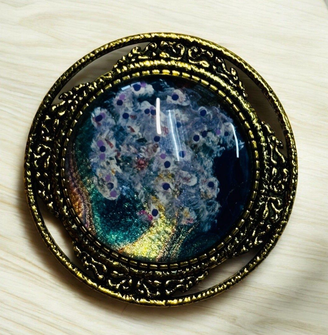 Stevenson Broach  Floral 1