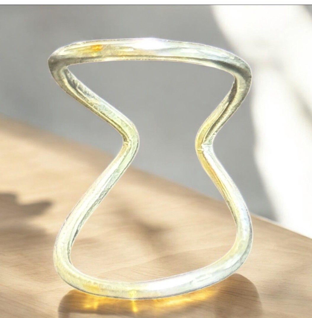 Interstellar Knuckle Ring Adjustable Silver