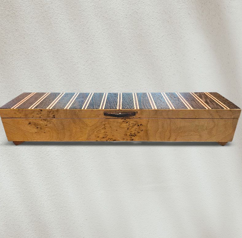 Cole Box Rosewood, Wenge &amp; Myrtle Burl