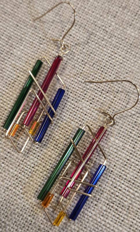 Barb Wire Earrings - 15-GF