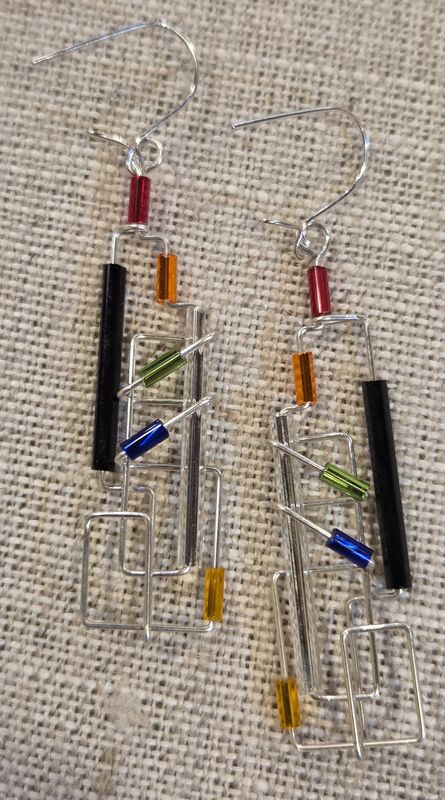 Barb Wire Earrings - 03