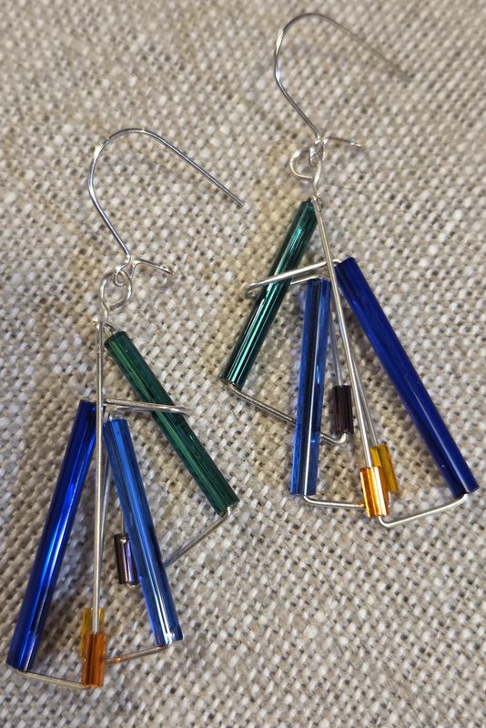 Barb Wire Earrings - 23 Triangles