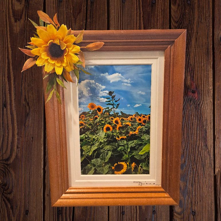 Mishler Framed Print Sunflowers 6x8