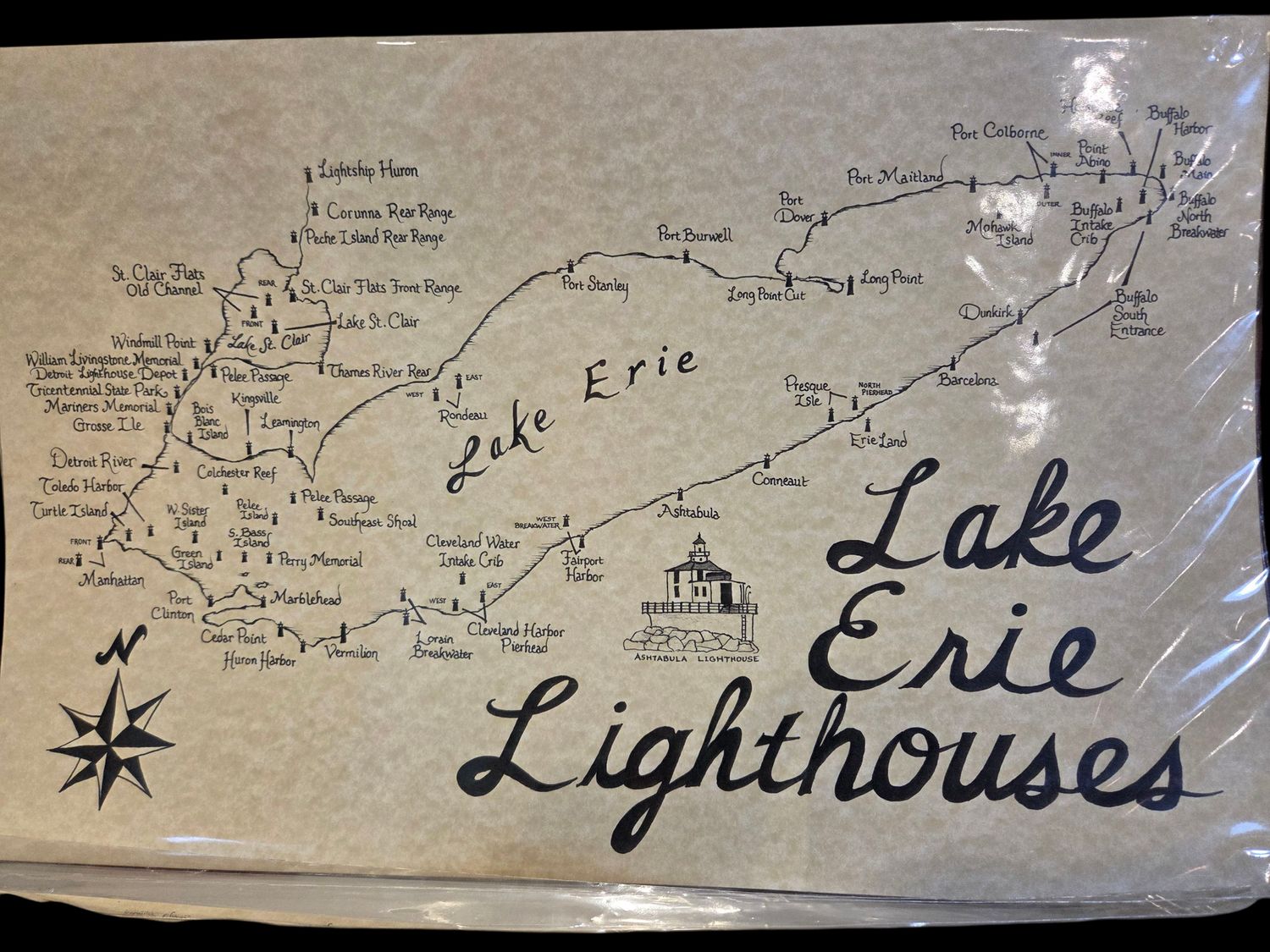 Kennedy Lake Erie Lighthouses