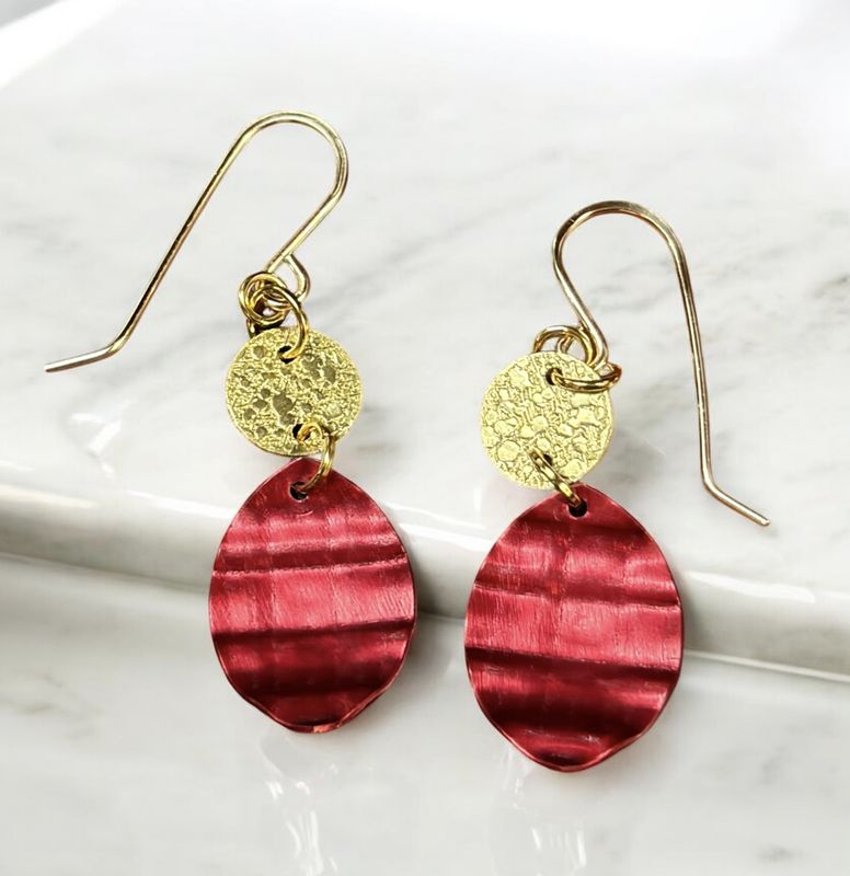Lenel Earrings - Valerie Red