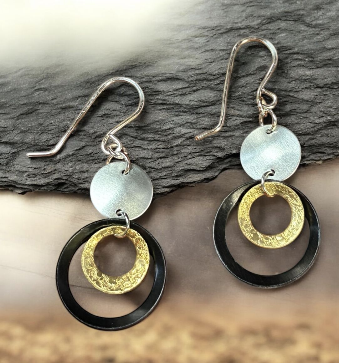 Lenel Earrings Inez Mini Black