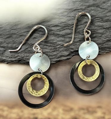 Lenel Earrings Inez Mini Black