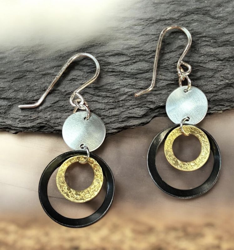 Lenel Earrings Inez Mini Black