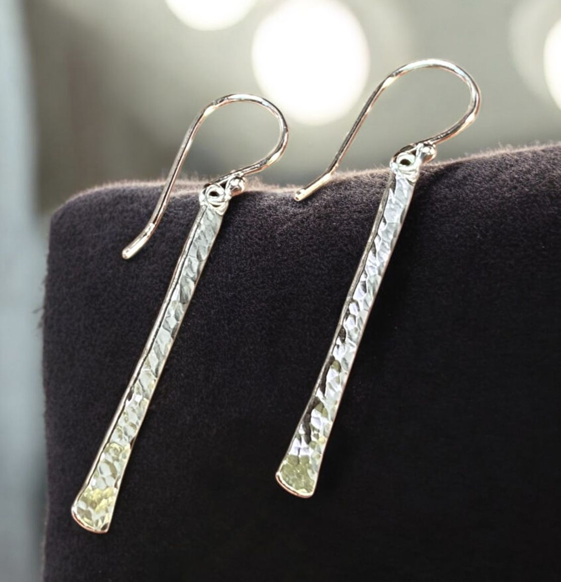 Littoral Earrings Silver Reed