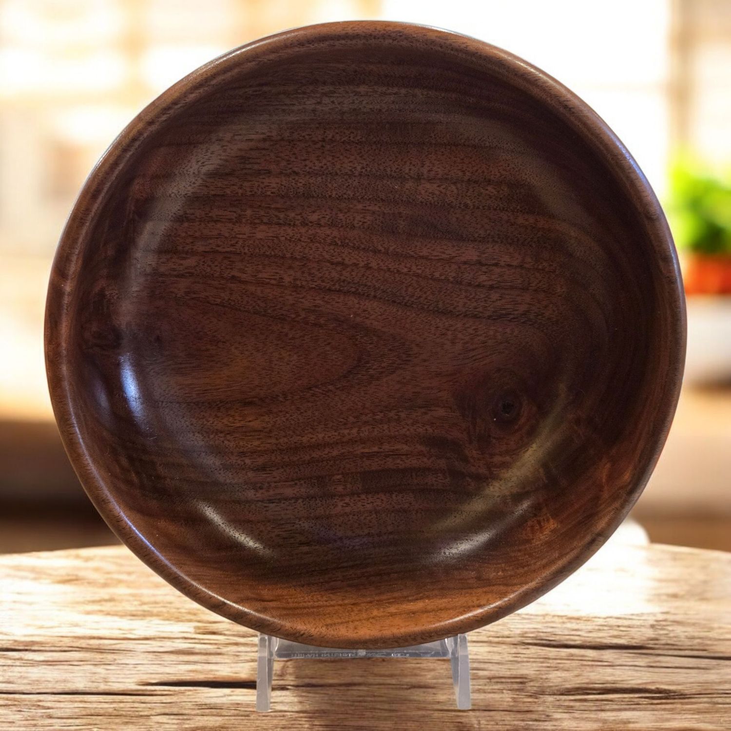 Russell Bowl Walnut Wood 8&quot;