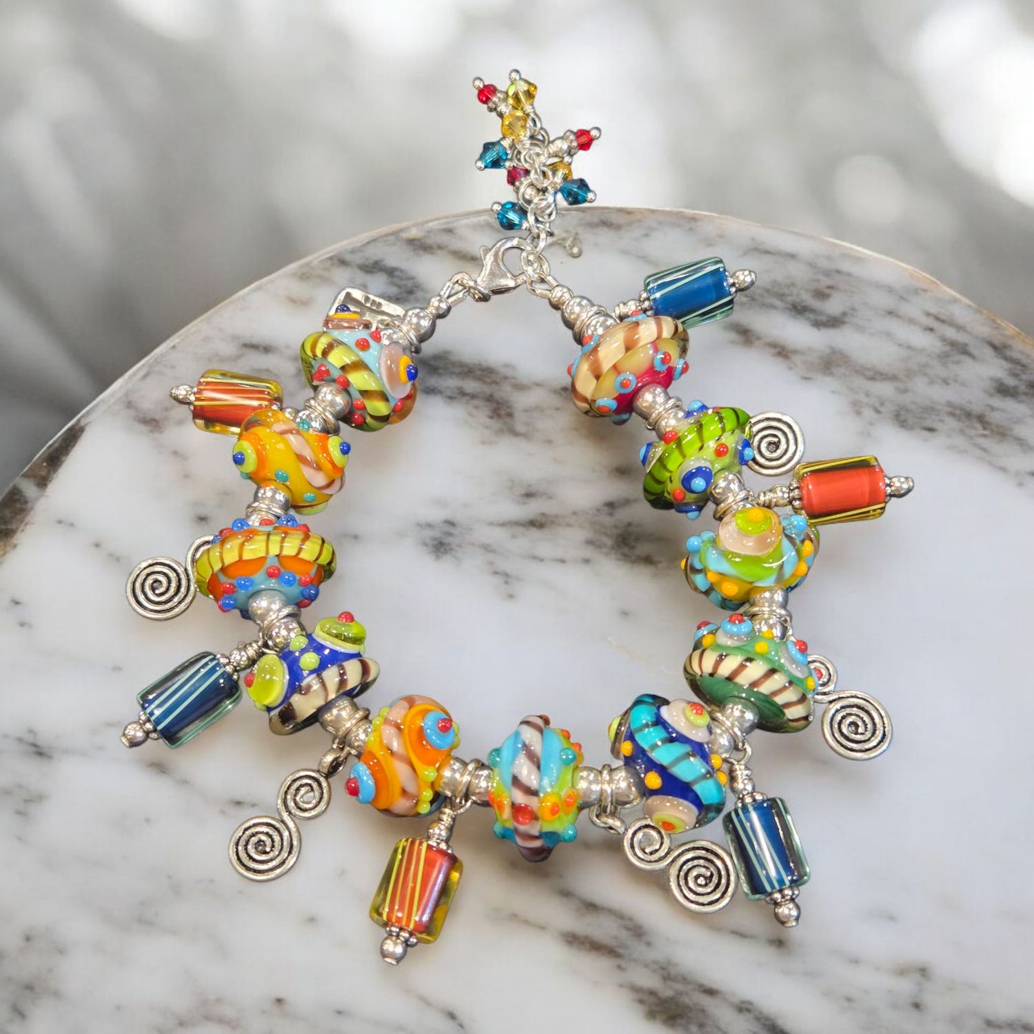 Page Bracelet- &quot;Whole Box of Crayons&quot;