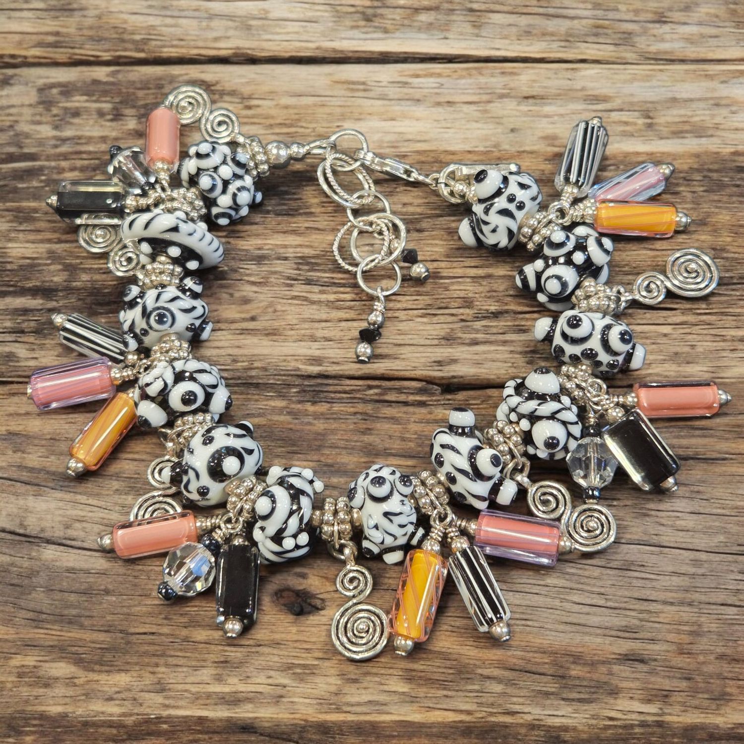 Page Bracelet- &quot;Black Tie Affair&quot;