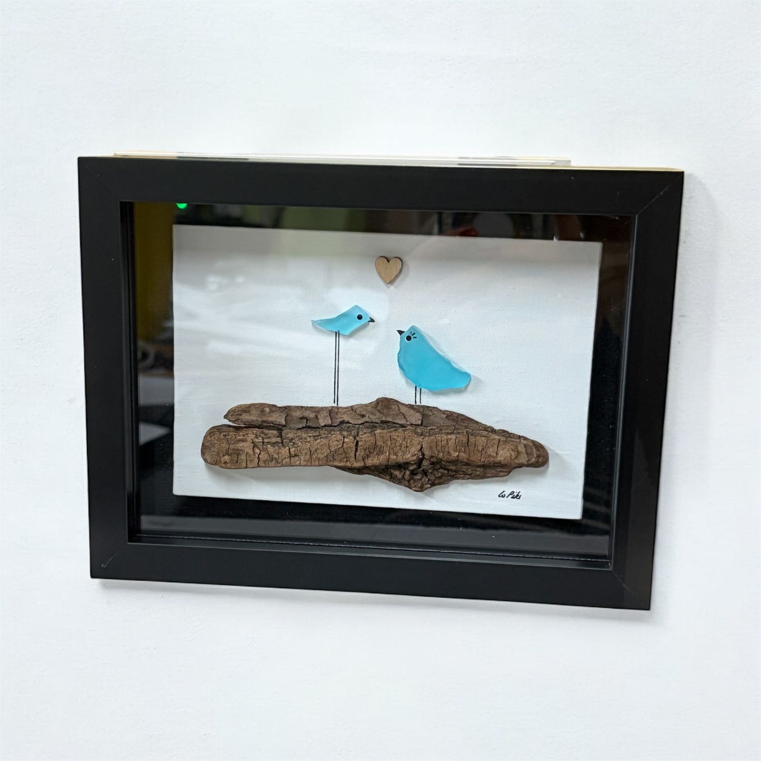 Pike Original &quot;Blue Jay Lovers&quot; 6x8