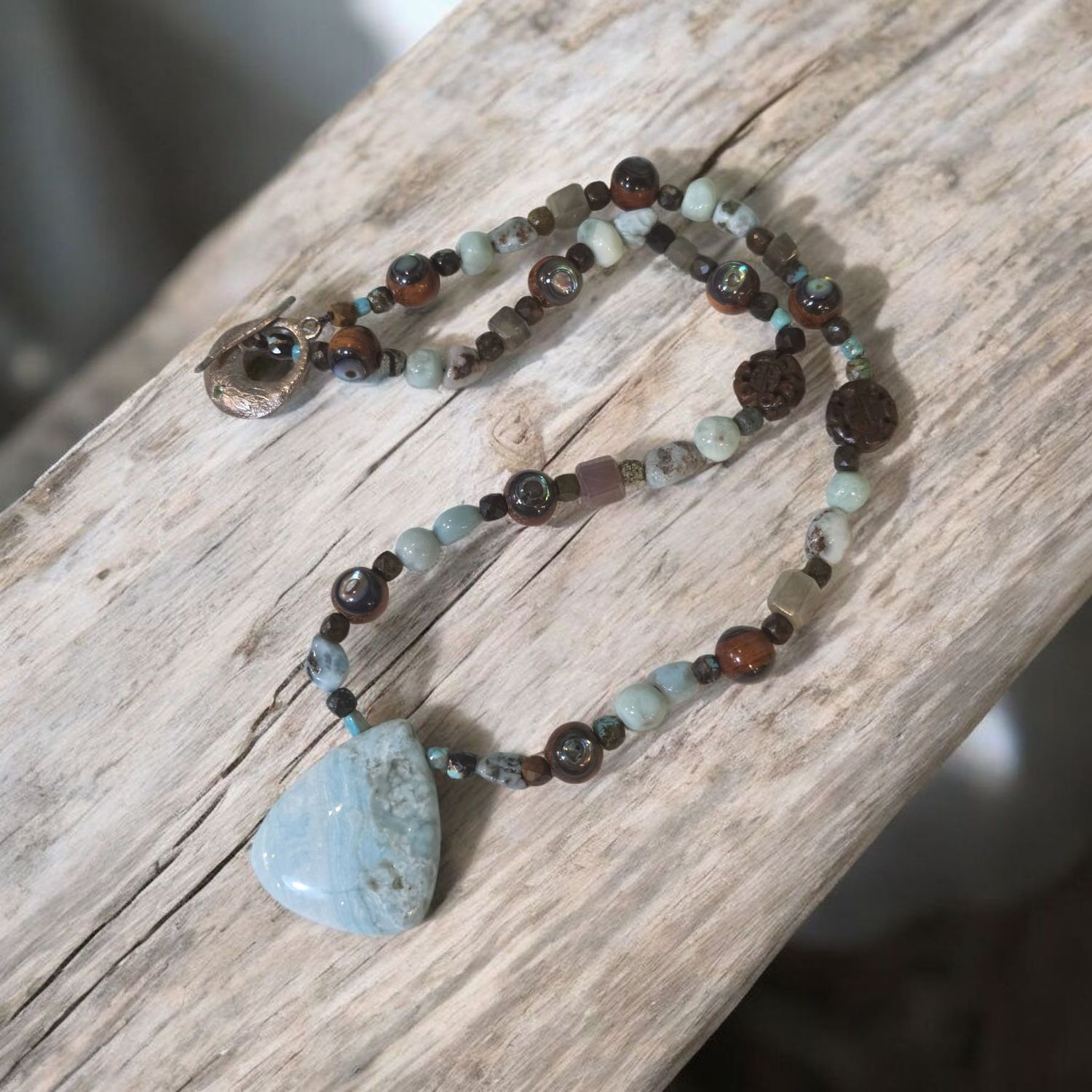 Logan Necklace Larimar