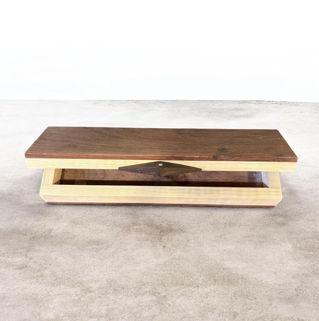 Cole Smsall Jewelry Box Brazilian Rosewood, Cocobola, and Maple