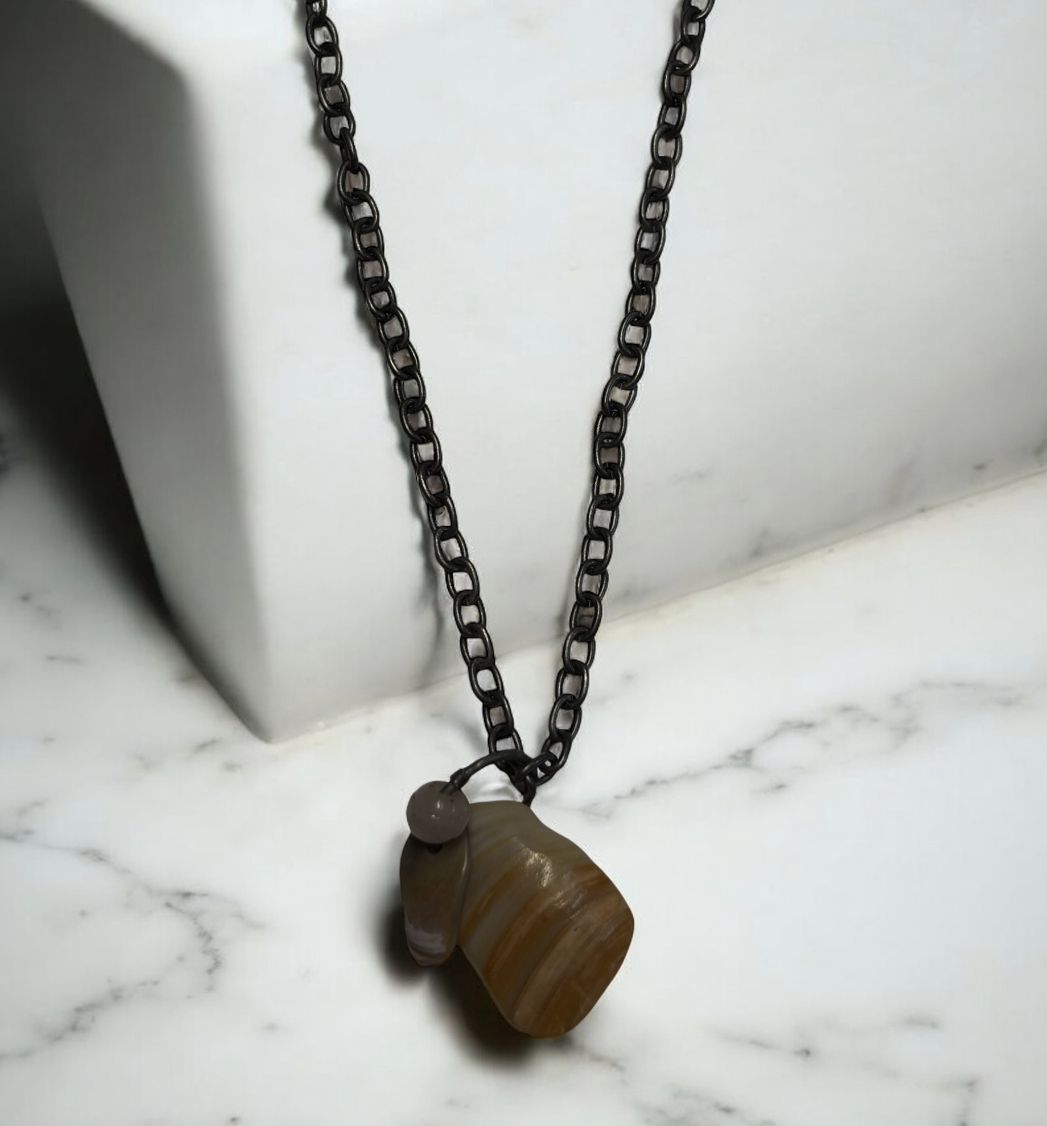 BQE  Necklace Outer Banks Beach Shell Fragment