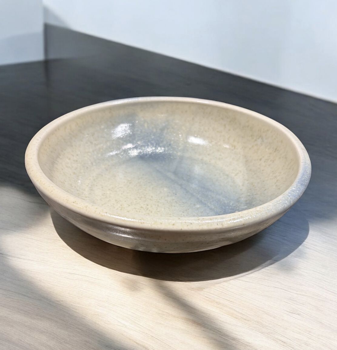 Hartman Flat Medium Bowl Junco with Blue