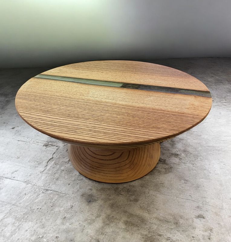 OTE Cake Stand Green Ask with Green Resin