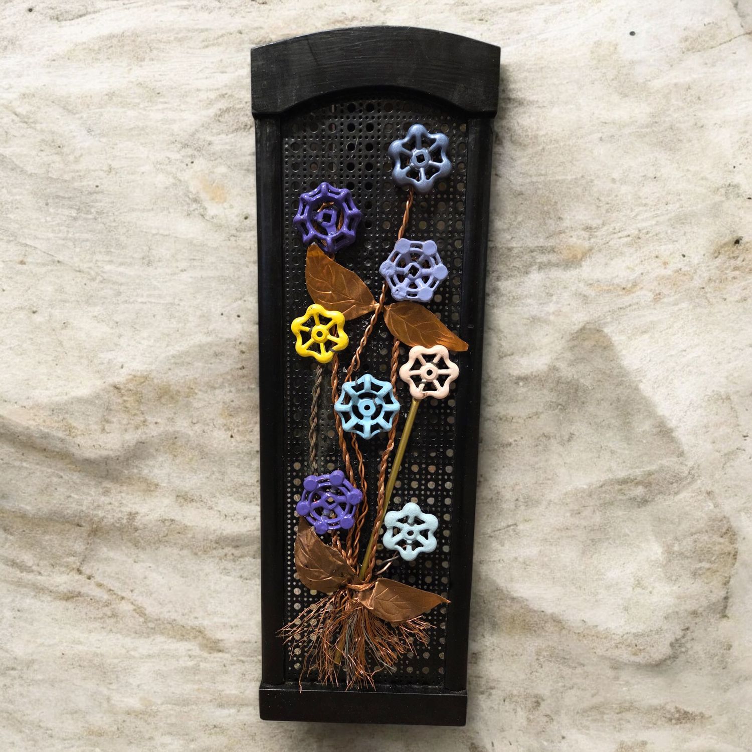 Butler Flower Bouquet on Black Panel