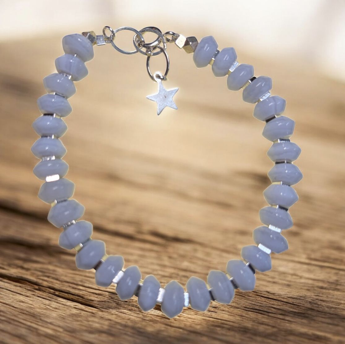 DT Jewels Bracelet Blue Lace Agate