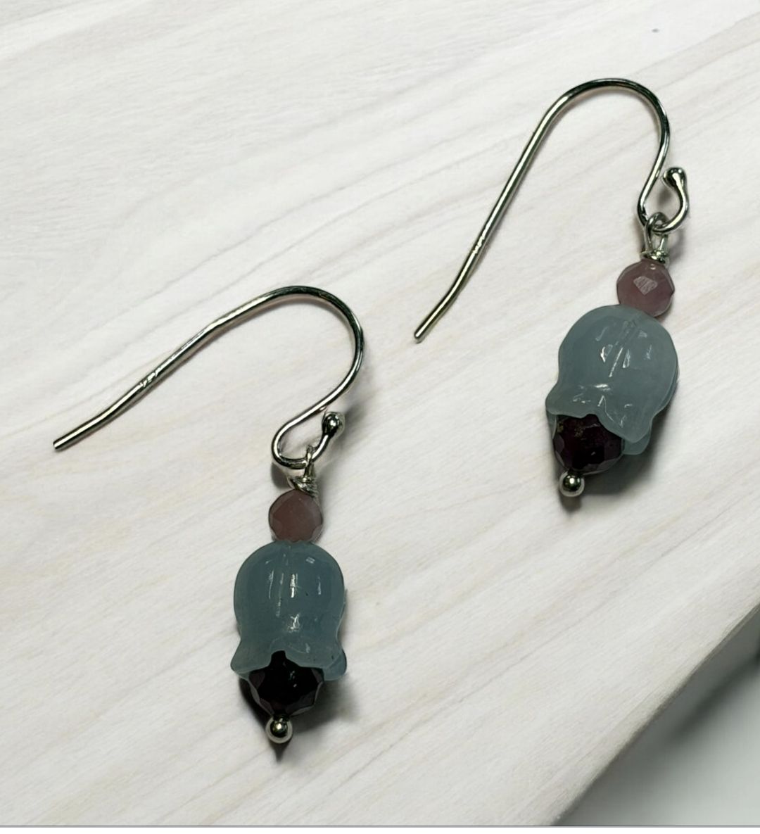 DT Jewels Earrings Aquamarine Bells