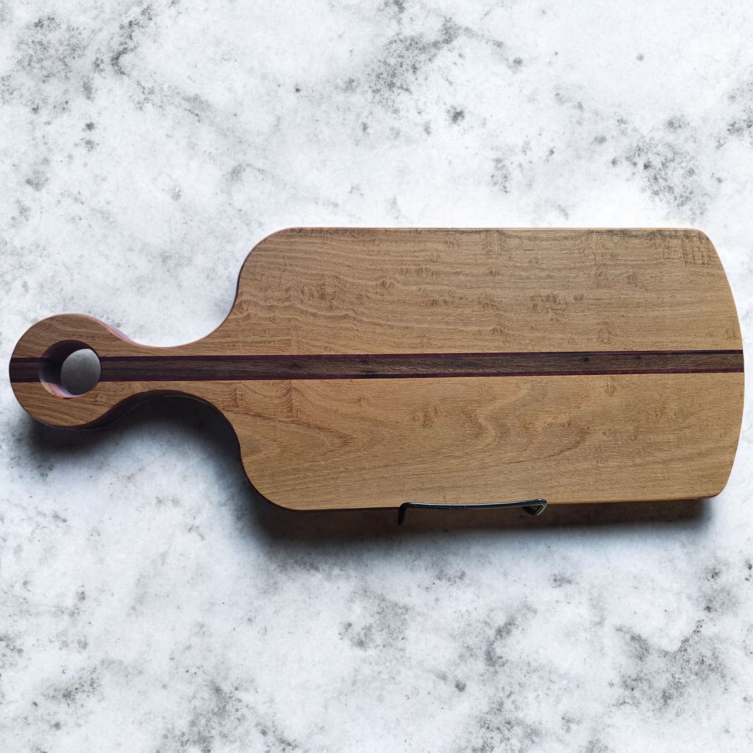 Straight Grain Charcuterie Board Walnut, Purple Heartwood and Black Locust