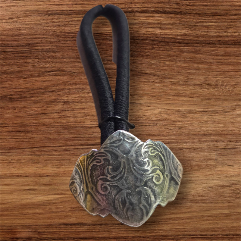 O&#39;Brien Ponytail Holder Sterling Silver Fancy