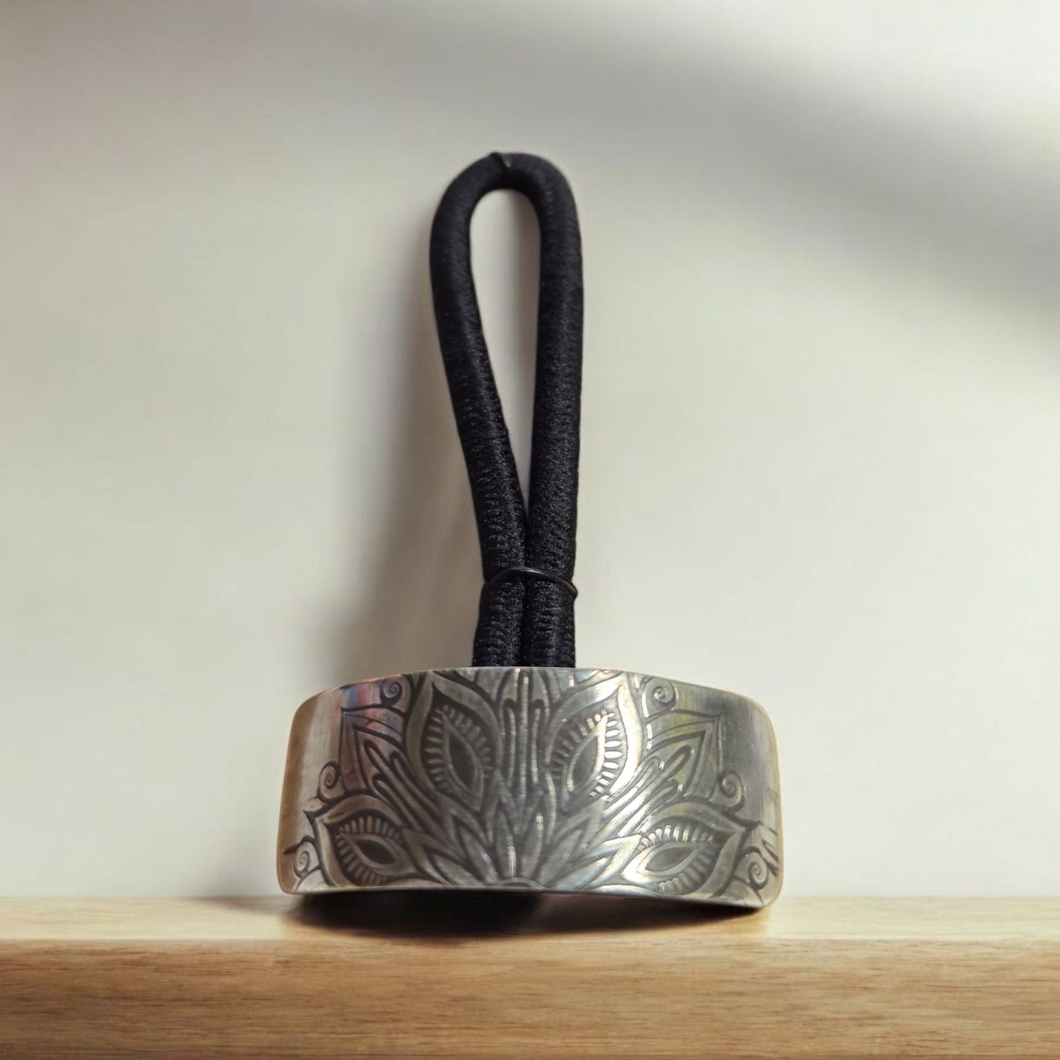 O&#39;Brien Ponytail Holder Sterling Silver Rectangle 1