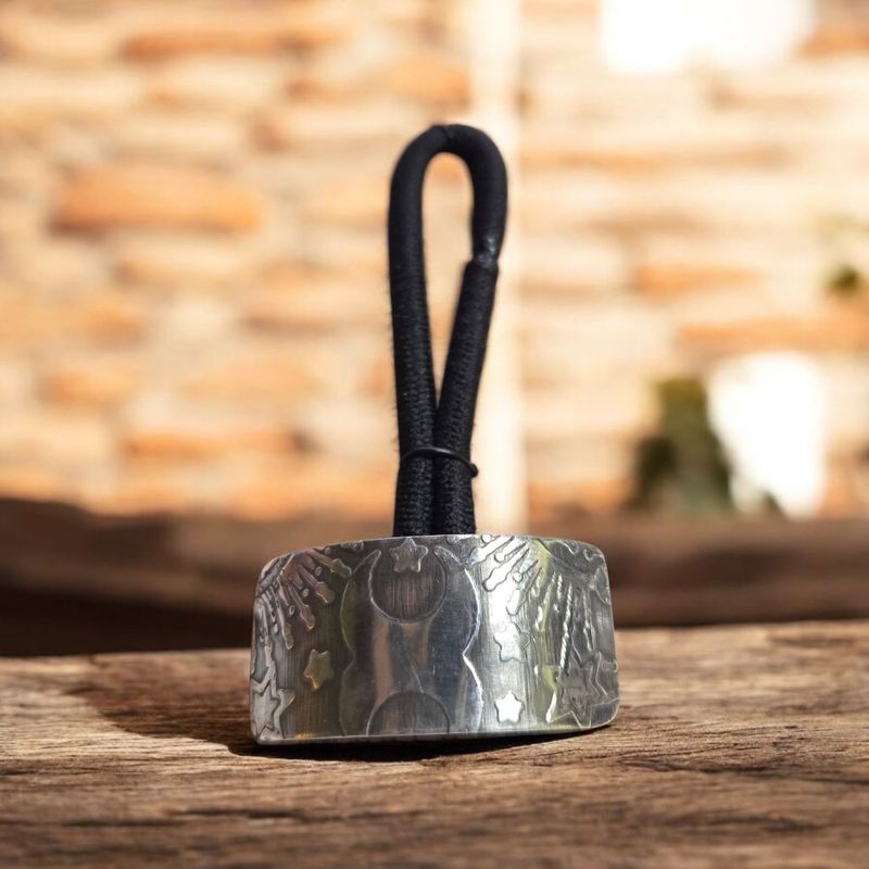 O&#39;Brien Ponytail Holder Sterling Silver Rectangle