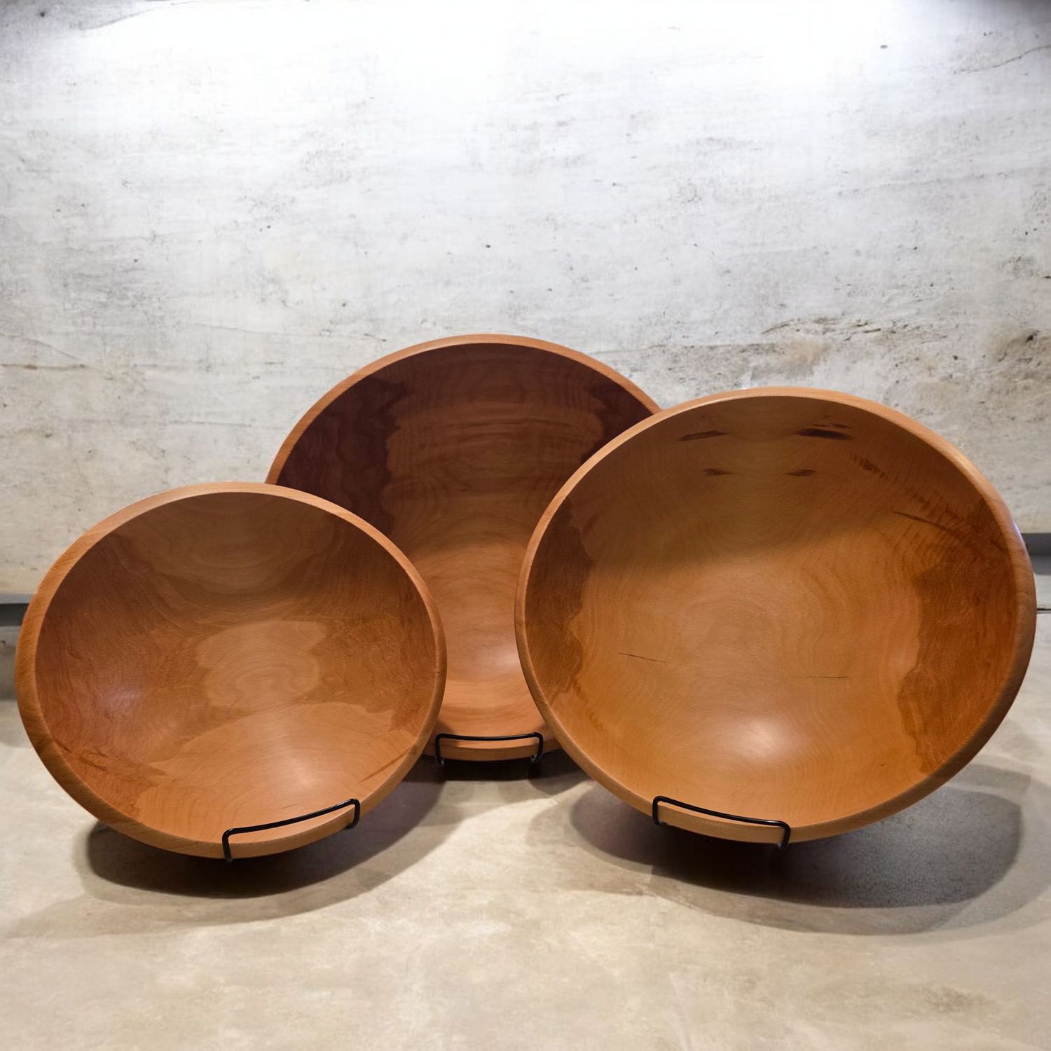 Gilbert Large Beech  3PC Bowl Set