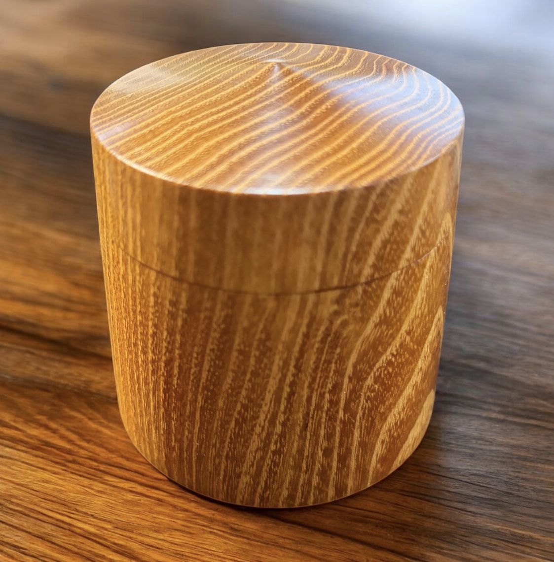 Gilbert Salt Locker Osage Orange Peak Lid