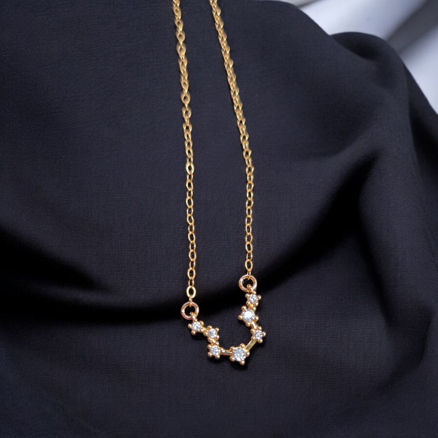 Kalli Necklace Gold Plated Aquarius