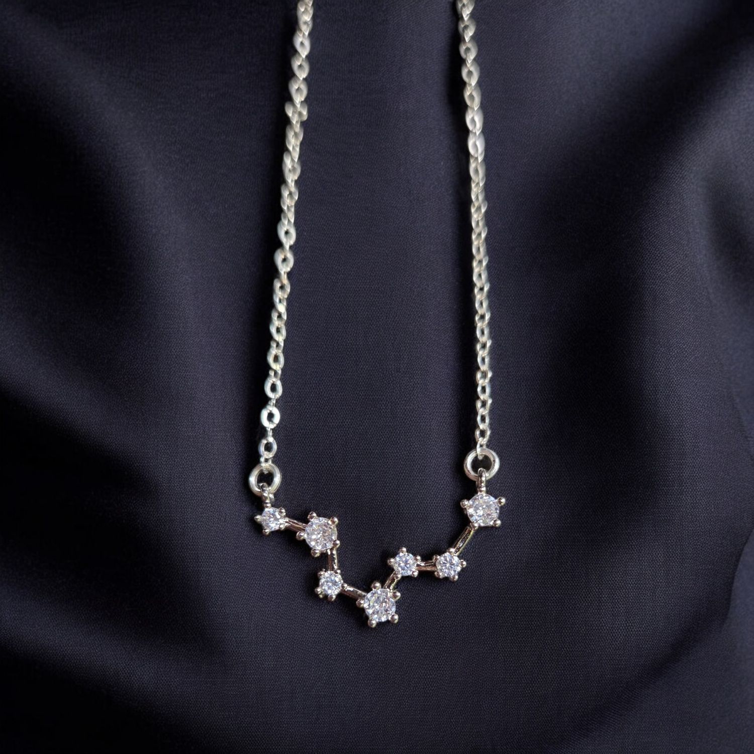 Kalli Necklace Silver Plated Pisces