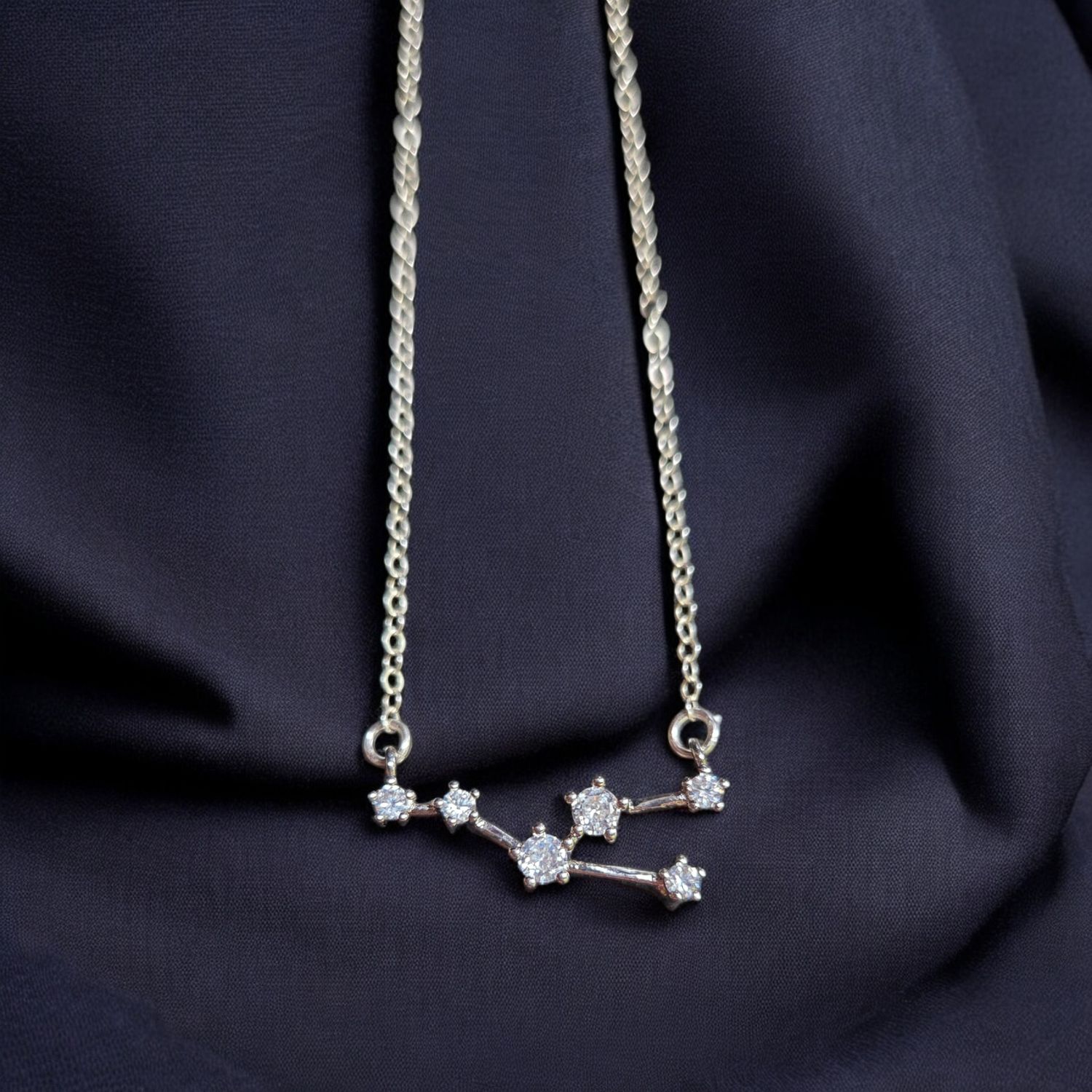 Kalli Necklace Silver Plated Taurus