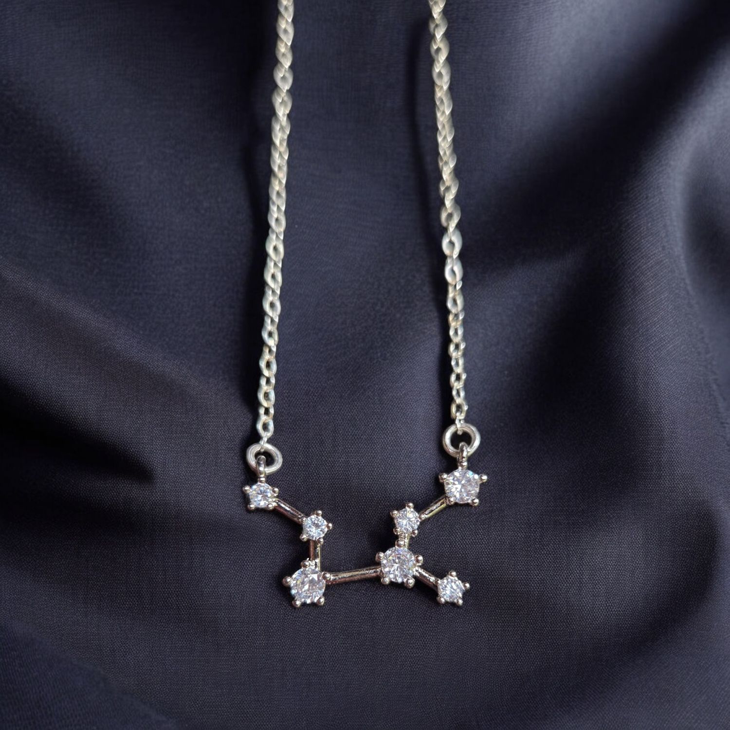 Kalli Necklace Silver Plated Virgo