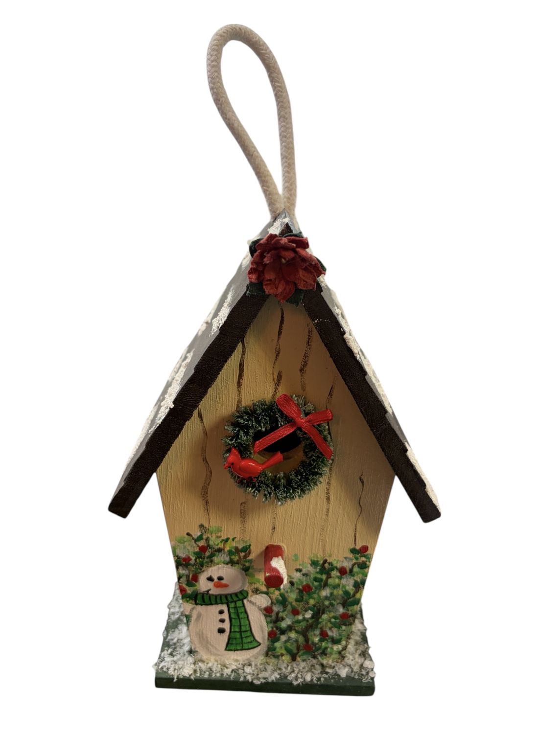 Wilson Decorative Birdhouse Snowman