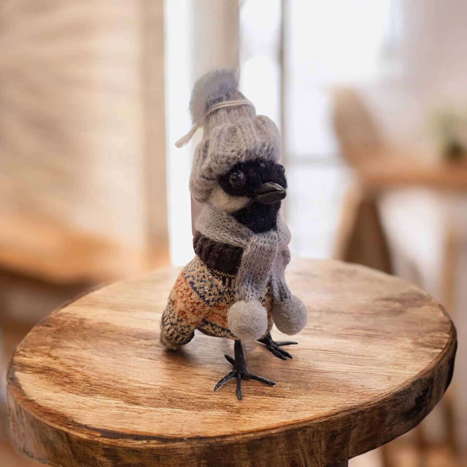 Wright Sweater Critters Felted Chickadee