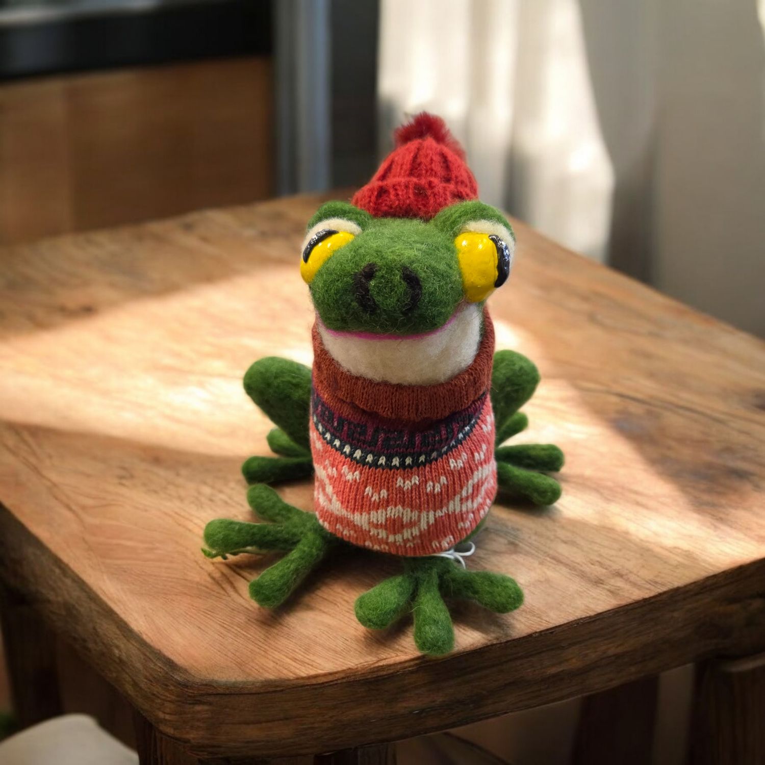 Wright Sweater Critters Felted Frog