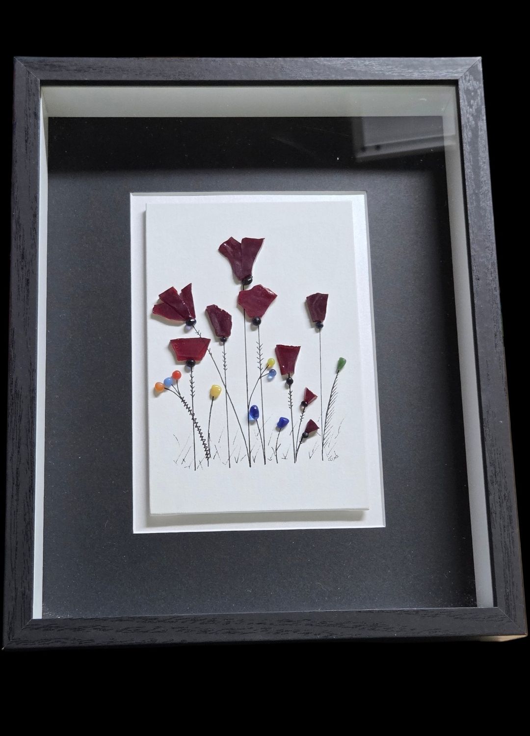 Pike Original Art Wild Poppy 9x11