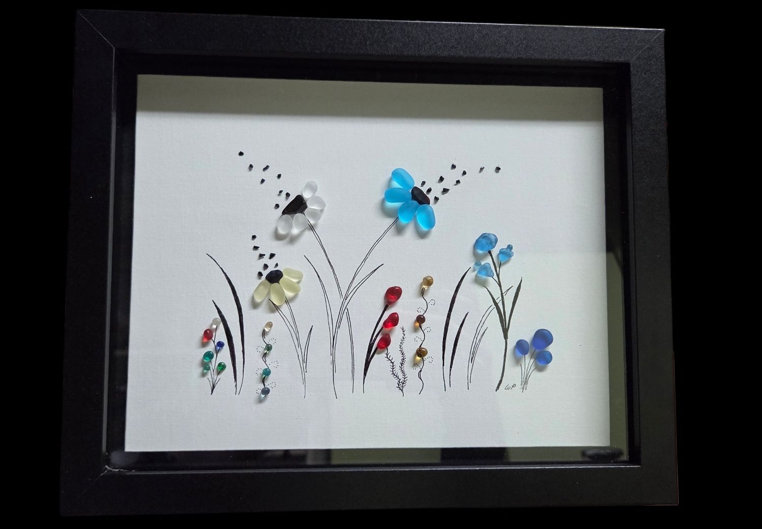 Pike Original Art Flower Bed 9X11
