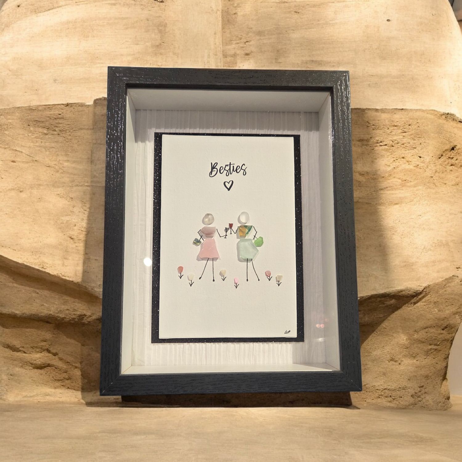 Pike Original Art "Besties" 6x8