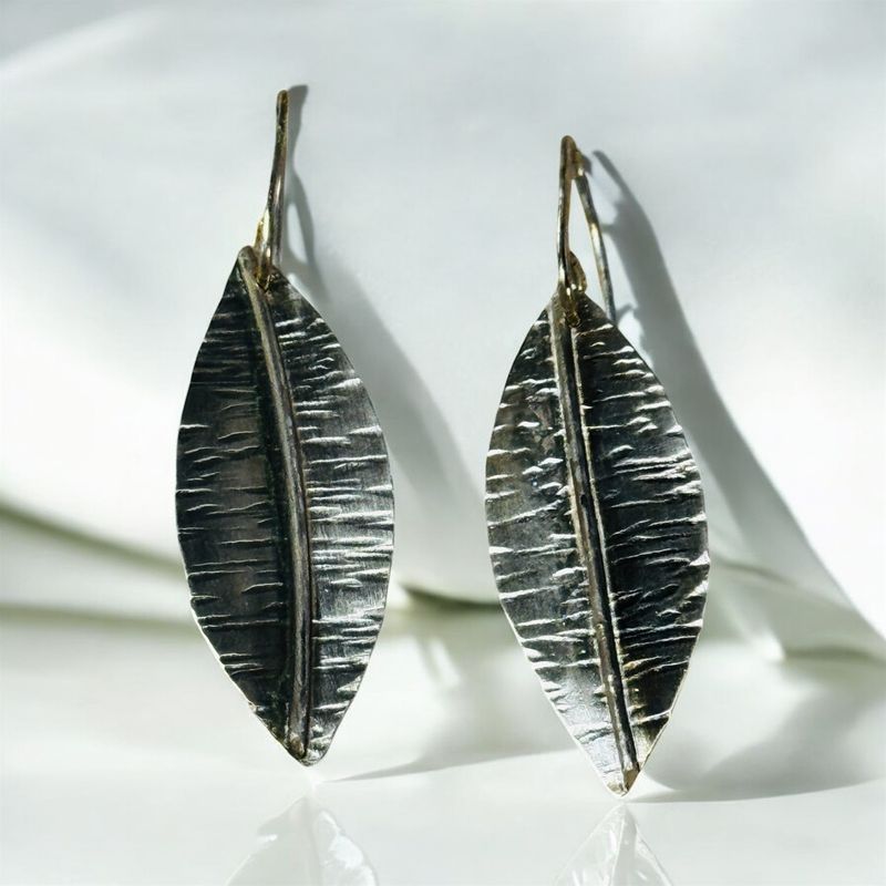 Gonzales Earrings Long Leaves I