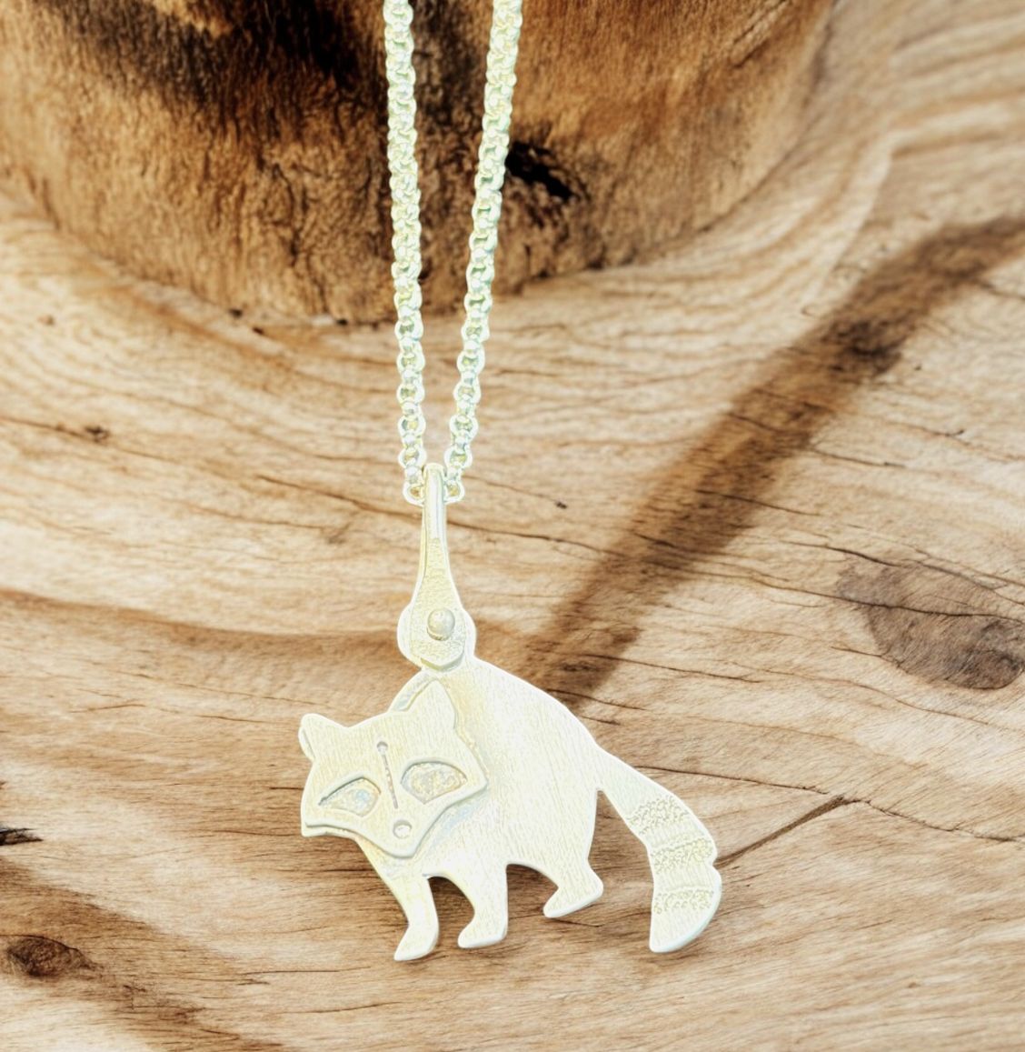 Gonzales Necklace Raccoon In Silver