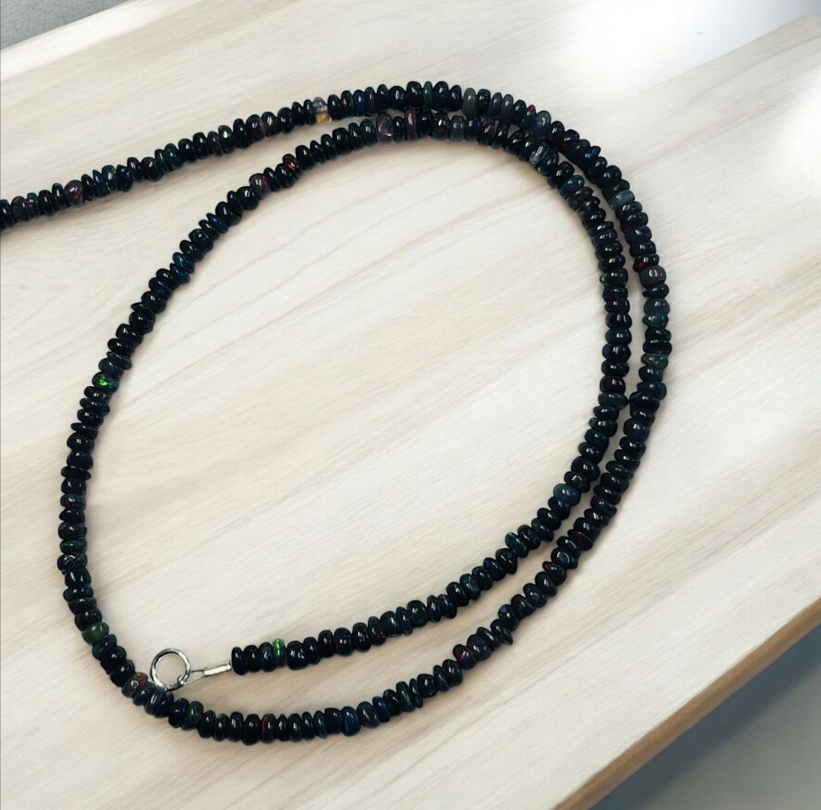 Trueworthy Necklace Black Ethiopian Opal