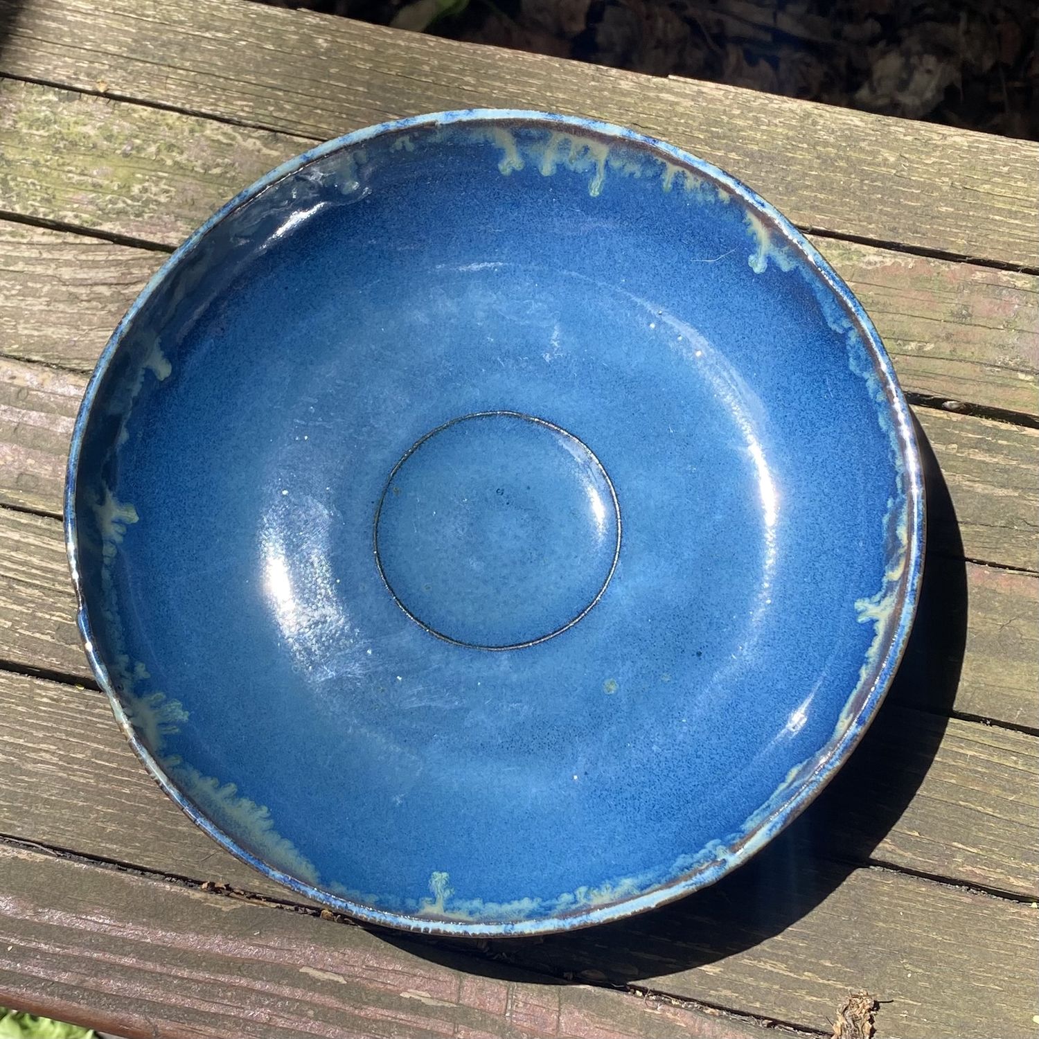 Humble Earth Bowl Blue Drip